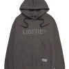 [LIBERE KOREA] FW 21 21 LOGO HOODIE / CHARCOAL
