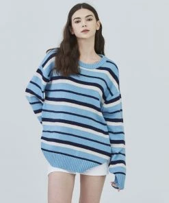 [AMES WORLDWIDE] Winter 21 MULTI STRIPE KNIT_SB