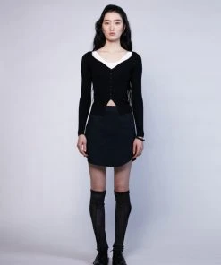 [NACHE] Seasonless OVERLOCK TABI SOCKS_BLACK