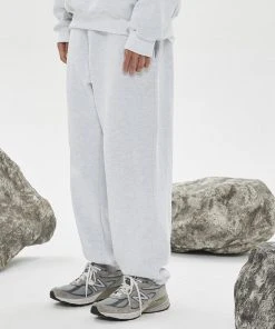 [HAVEOFFDUTY] FW 21 HEAVY WEIGHT SWEATPANTSWHITE-OATMEAL)