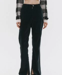 [ROCCI ROCCI] Winter 21 Corduroy High-waist Bootcut Pants [DARK NAVY] Best Sellers