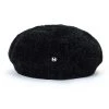 [HIGH SCHOOL DISCO] Seasonless Disco Badge Beret Black Best Sellers