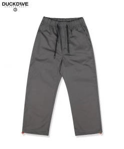 [DUCKDIVE] FW 21 Basic Lip Stop Cotton Pants Charcoal Best Sellers
