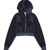 Best Sellers [HIGH SCHOOL DISCO] FW 21 Y2K Bellua Hood Zip-Up Charcoal