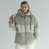 [SEARCH410] Winter 21 Heavy BoA Quilting Hoodie Jacket Khaki Best Sellers