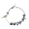 [HURJABOYACC] Seasonless Geometric Pearl Necklace _Grey