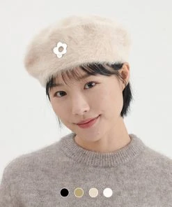 [ALMOSTBLUE] Seasonless ANGORA BERET Best Sellers