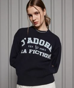 [LARTIGENT] FW 21 JADORE KNIT(NAVY) Best Sellers