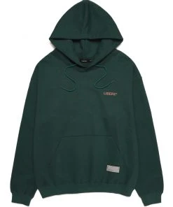 [LIBERE KOREA] FW 21 SLOGAN HOODIE / GREEN