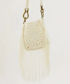 [LECYTO] Seasonless HANDMADE CROCHET FRINGE BAG_[IVORY] Best Sellers