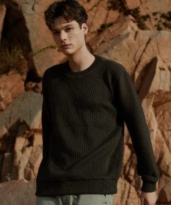 [FILOBISKNOT] FW 21 Golgi Knit Sweatshirts_KHAKI Best Sellers