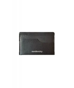 Best Sellers [OURDENTITY] Seasonless Handmade Card Wallets Black