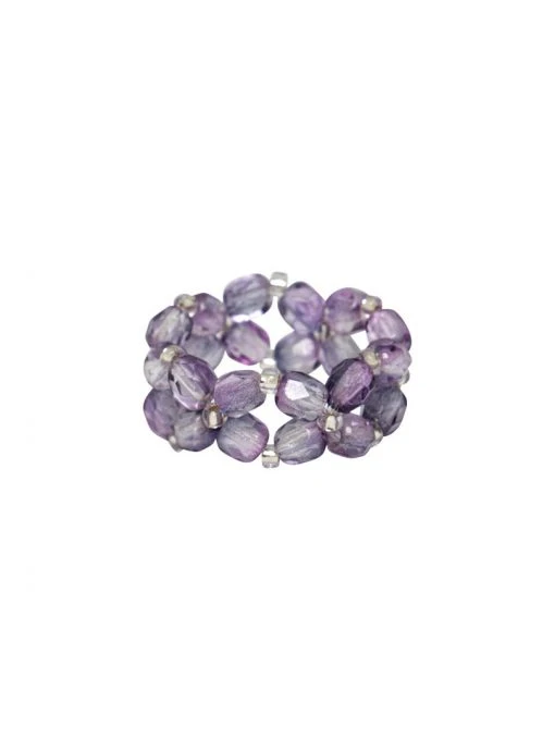 [SWINGSET] Seasonless Clover Beads Ring (Nuit)