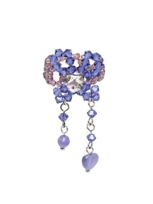 [SWINGSET] Seasonless Cupid Beads Ring (Purple)