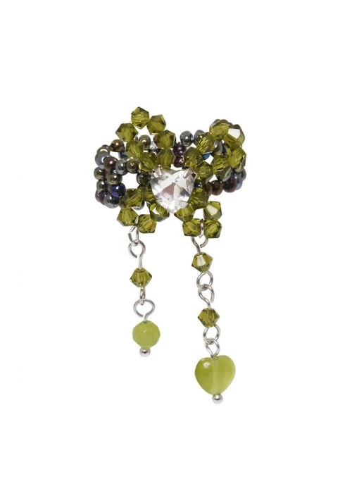 [SWINGSET] Seasonless Cupid Beads Ring (Olive)