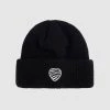 [BIT BY BIT] All Seasons Zebra Heart Beanie_Black