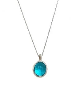 [OD2U] Seasonless HAZE NECKLACE_AQUA BLUE