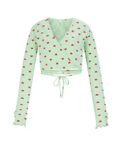 [MINJIENA] FW 21 Wrap Cardigan Green