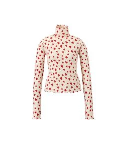 [MINJIENA] Winter 21 Hearts Turtle Neck Shirts