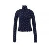 Best Sellers [MINJIENA] Winter 21 Navy Smile Turtle Neck Shirts