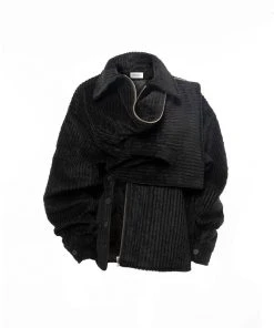 [ARTS DE BASE] FW 21 Draping Cowl Jacket (Black)