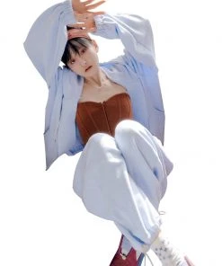 [MINJIENA] Winter 21 Babi Blue Hoodie