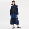[OPENING SUNSHINE] FW 21 COLOR CONTRAST DENIM DRESS