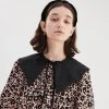 [OPENING SUNSHINE] FW 21 BLACK JACQUARD WAVE COLLAR Best Sellers