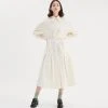 Best Sellers [OPENING SUNSHINE] FW 21 PLEATED SHIRT DRESS IVORY