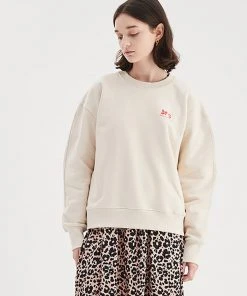 [OPENING SUNSHINE] FW 21 SIGNATURE SWEATSHIRT CREAM