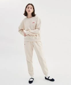 [OPENING SUNSHINE] FW 21 SIGNATURE SWEAT PANTS CREAM Best Sellers