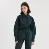 Best Sellers [OPENING SUNSHINE] FW 21 OVERSIZED COTTON SHIRT GREEN