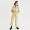 [OPENING SUNSHINE] FW 21 COTTON WIDE BANDING PANTS YELLOW