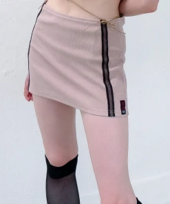 [GANGYOUNG] FW 21 Scrunch Skirt Beige