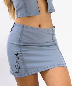 Best Sellers [GANGYOUNG] FW 21 Vic Skirt Blue