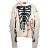 Best Sellers [SURGERY] Seasonless Grunge Bone Knit Sweater 'ivory'