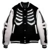[SURGERY] Seasonless Surgery Bone Cutting Varsity Jacket 'black/white' Best Sellers