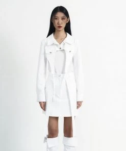 Best Sellers [ARTS DE BASE] Winter 21 White Crop Jacket