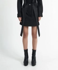 [ARTS DE BASE] Winter 21 A-line Denim Skirt