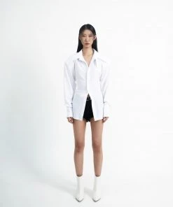 [ARTS DE BASE] Winter 21 Power Shoulder Shirt (White) Best Sellers